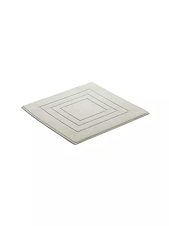 VOSSEN | Tapis de bain FEELING 60x60cm Ivoire | hellgrau